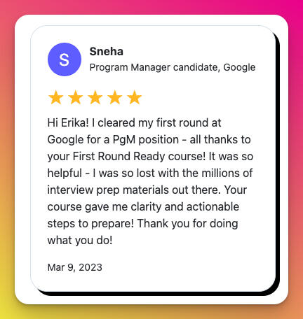 Interview Prep Course